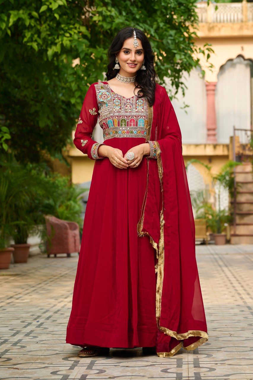 Red Anarkali kurti, designer Anarkali, party wear Anarkali, georgette Anarkali kurti, cotton Anarkali kurti, embroidered Anarkali, Anarkali dress for women, long Anarkali kurti, Anarkali kurti with dupatta, ethnic Anarkali kurti, floor length Anarkali, Anarkali suit set, traditional Anarkali kurti, Anarkali kurti online, wedding Anarkali kurti