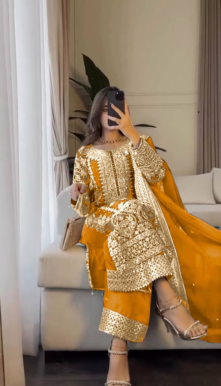 haldi kurti, haldi attire women, salwar kameez for women, designer salwar suit, party wear salwar kameez, georgette salwar suit, embroidered salwar kameez, salwar kameez with dupatta, Indian traditional wear, ethnic salwar suit, ready to wear salwar kameez, latest salwar suit design, festive wear salwar kameez, stitched salwar suit, stylish salwar kameez, Pakistani salwar kameez, elegant salwar suit
