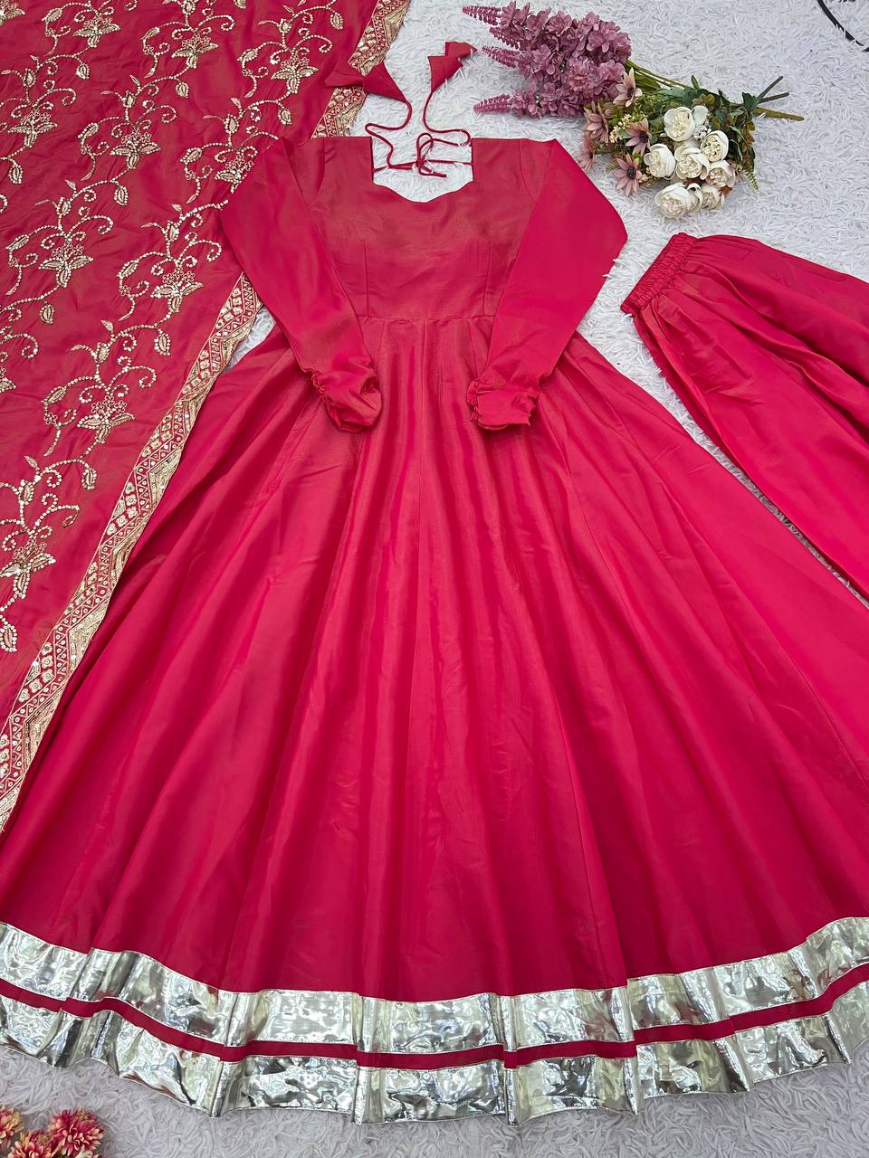 Fully Flared Stylish Anarkali suit for Women