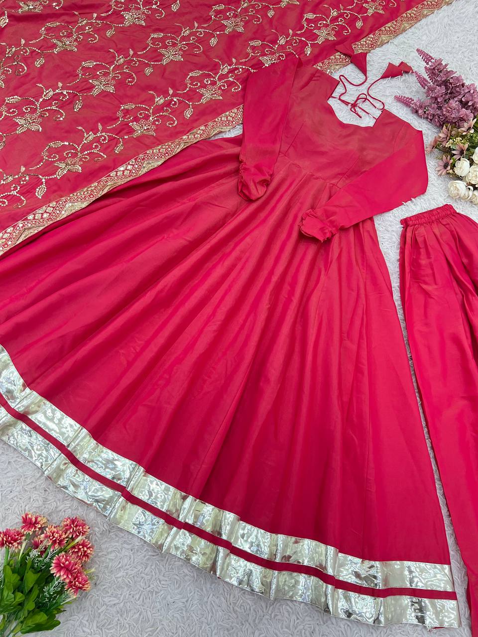 Fully Flared Stylish Anarkali suit for Women