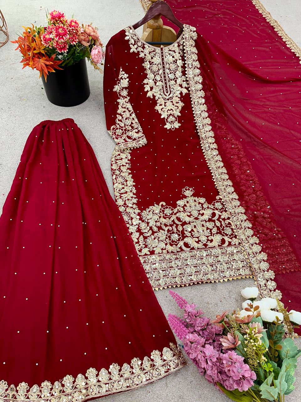 Heavy Georgette Suit Set, Coding Sequence Work Dress, Moti Work Suit, Designer Suit Set for Women, Indian Party Wear Dress, Wedding Wear for Women, Stylish Georgette Outfit, Full Sleeve Ethnic Wear, Trendy Kurti Set 2025, Elegant Indian Suit Design, Readymade Suit for Women, Georgette Embroidery Set, Premium Quality Ethnic Set, Heavy Dupatta Suit Set, Bridal Wear Inspired Dress,