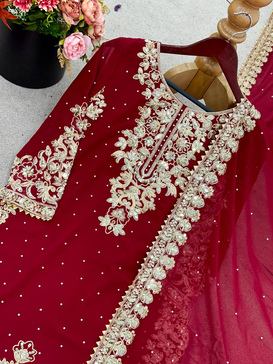 Heavy Georgette Suit Set, Coding Sequence Work Dress, Moti Work Suit, Designer Suit Set for Women, Indian Party Wear Dress, Wedding Wear for Women, Stylish Georgette Outfit, Full Sleeve Ethnic Wear, Trendy Kurti Set 2025, Elegant Indian Suit Design, Readymade Suit for Women, Georgette Embroidery Set, Premium Quality Ethnic Set, Heavy Dupatta Suit Set, Bridal Wear Inspired Dress,