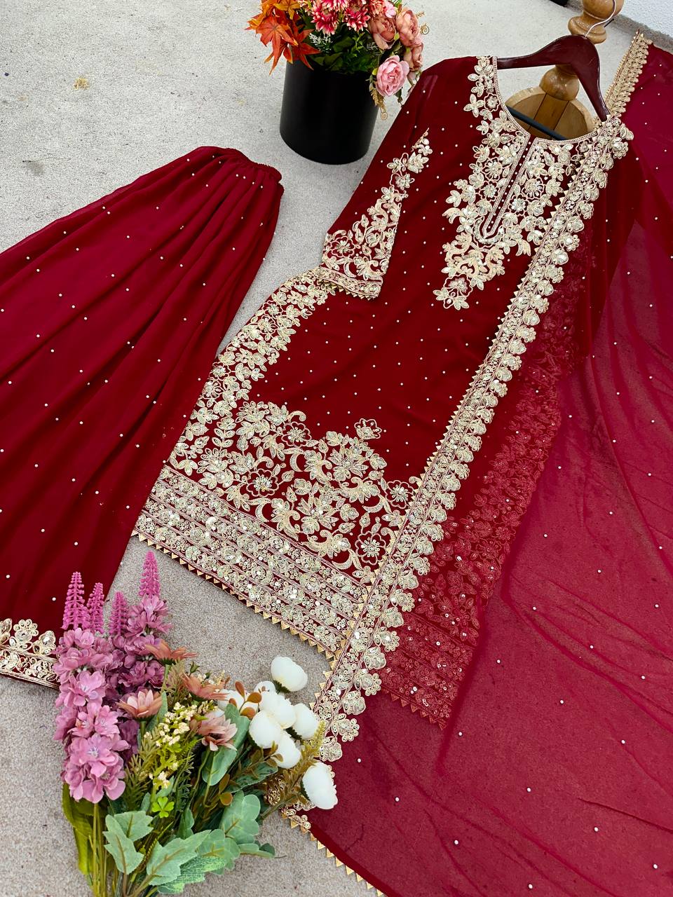 Heavy Georgette Suit Set, Coding Sequence Work Dress, Moti Work Suit, Designer Suit Set for Women, Indian Party Wear Dress, Wedding Wear for Women, Stylish Georgette Outfit, Full Sleeve Ethnic Wear, Trendy Kurti Set 2025, Elegant Indian Suit Design, Readymade Suit for Women, Georgette Embroidery Set, Premium Quality Ethnic Set, Heavy Dupatta Suit Set, Bridal Wear Inspired Dress,