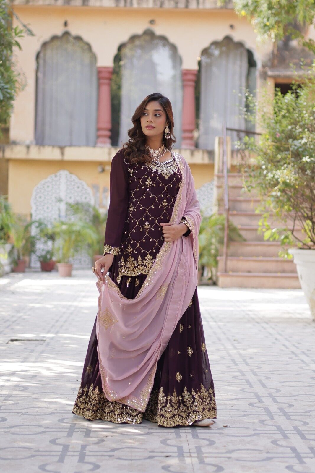 Faux Blooming Suit Set,
Sequins Embroidered Kurti,
Designer Pan Neck Kurti,
Cut Work Dupatta Dress,
Full Sleeve Kurti Set,
Party Wear Plazzo Suit,
Cotton Lined Ethnic Set,
3 Piece Kurti Plazzo Dupatta,
Ready to Wear Suit Set,
Festive Wear Kurti Set,
Wedding Guest Outfit,
Indian Ethnic Wear for Women,
Stylish Plazzo Suit Set,
Embroidered Dupatta Suit,
Standard Stitched Salwar Suit