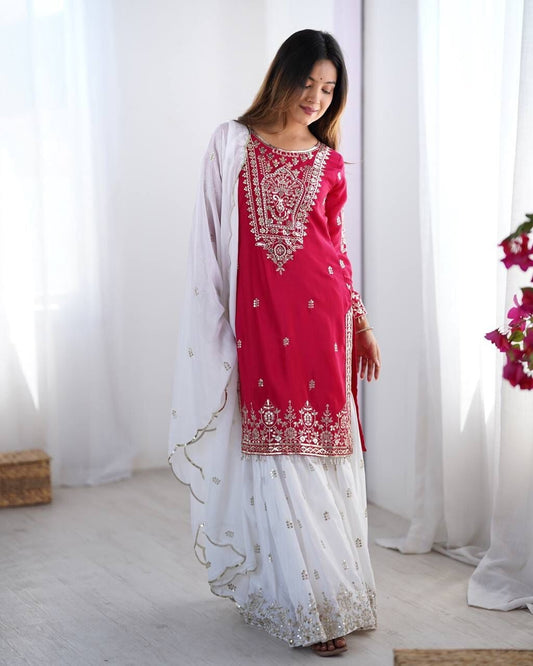 Shimmer Silk Sharara Set,
Heavy Embroidered Sharara Suit,
Wedding Sharara Dress,
Party Wear Sharara Set,
Full Flair Palazzo Suit,
Sharara Suit with Dupatta,
Sequence Work Kurti Set,
Embroidered Kurti Sharara,
Sharara Set for Women,
Shimmer Silk Dupatta Set,
Dupatta with Moti Work,
Lace Border Dupatta Suit,
Luxury Indian Ethnic Wear,
Sharara Kurti Dupatta Combo,
Designer Sharara Outfit,
Evening Wear Sharara Set,
Bridal Sharara Suit,
Heavy Work Indian Suit,
Fully Stitched Sharara Set,
Indian Wedding Guest Dre