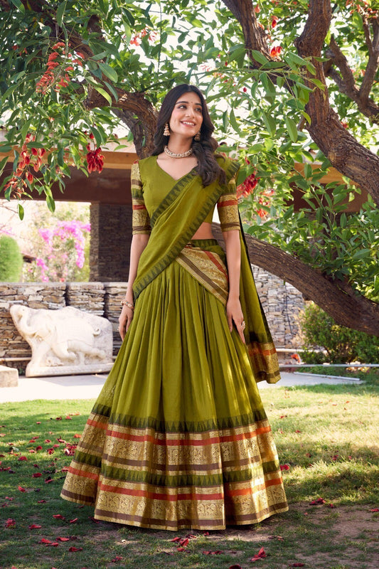 Designer Lehenga Choli,
Chanderi Lehenga Set,
Zari Weaving Lehenga,
Traditional Indian Outfit,
Wedding Wear Lehenga,
Party Wear Lehenga Choli,
Cocktail Lehenga Set,
Valentine Special Lehenga,
Chanderi Silk Lehenga,
Indian Festive Wear,
Stitched Lehenga with Zip,
Drawstring Lehenga Skirt,
Dupatta with Zari Work,
Zari Work Blouse,
Pure Chanderi Fabric,
Elegant Indian Attire,
Ethnic Lehenga Choli Set,
Handmade in India,
Blouse Dupatta Lehenga Set,
Chanderi Dupatta Set,
Luxury Ethnic Wear,
0.90m Blouse Fabric,
