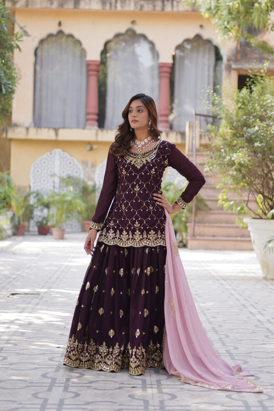 Faux Blooming Suit Set,
Sequins Embroidered Kurti,
Designer Pan Neck Kurti,
Cut Work Dupatta Dress,
Full Sleeve Kurti Set,
Party Wear Plazzo Suit,
Cotton Lined Ethnic Set,
3 Piece Kurti Plazzo Dupatta,
Ready to Wear Suit Set,
Festive Wear Kurti Set,
Wedding Guest Outfit,
Indian Ethnic Wear for Women,
Stylish Plazzo Suit Set,
Embroidered Dupatta Suit,
Standard Stitched Salwar Suit