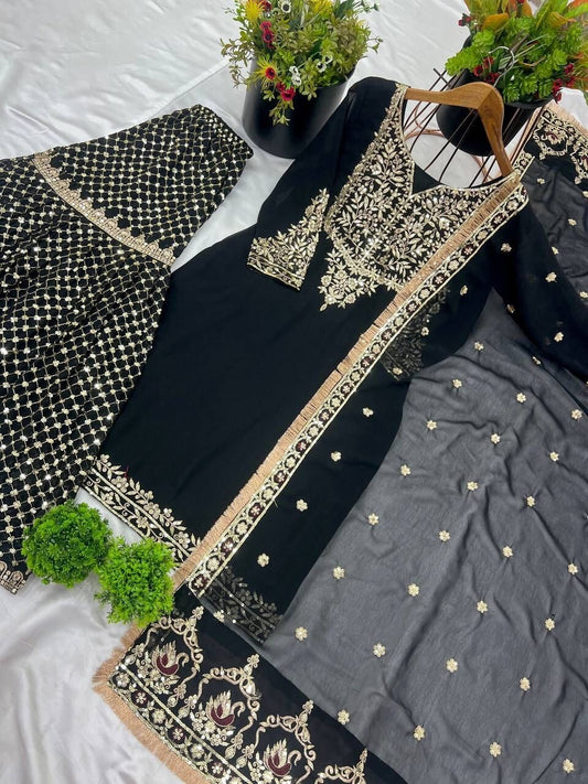 Faux Georgette Sharara Suit,
Embroidery Sequence Sharara,
Sharara Set for Weddings,
Full Sleeve Kurti Sharara,
5mm Sequence Work Suit,
Party Wear Sharara Dress,
Georgette Sharara Set for Women,
Heavy Embroidered Suit,
Sharara with Lace Dupatta,
Micro Cotton Lined Suit,
Fully Stitched Sharara Set,
Sharara Kurti Dupatta Set,
Bridal Sharara Outfit,
Wedding Guest Ethnic Wear,
Designer Sharara Plazzo Set,
Heavy Work Georgette Suit,
Luxury Indian Party Wear,
Festival Wear Sharara Suit,
Elegant Sharara Set for Wom