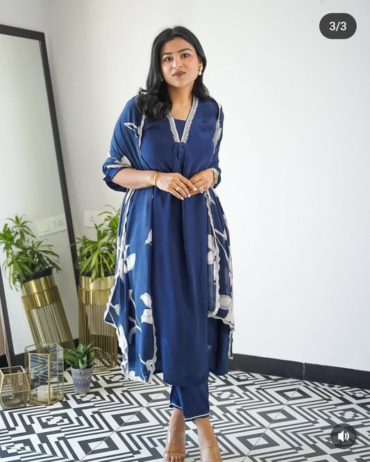blue kurti set,blue salwar kameez,blue cotton kurti,embroidered blue kurti,pakistani style suit,handcrafted cotton suit,women kurti pant set,blue ethnic wear,traditional indian dress,party wear kurti set,blue kurta with dupatta,three piece kurti set,blue festival wear,salwar kameez for women,cotton kurti for women,blue embroidered suit,ready to wear kurti set,blue pakistani kurta,stylish blue outfit,elegant blue salwar suit,blue ethnic suit design,women’s traditional outfit,trendy blue kurti look,soft cotto