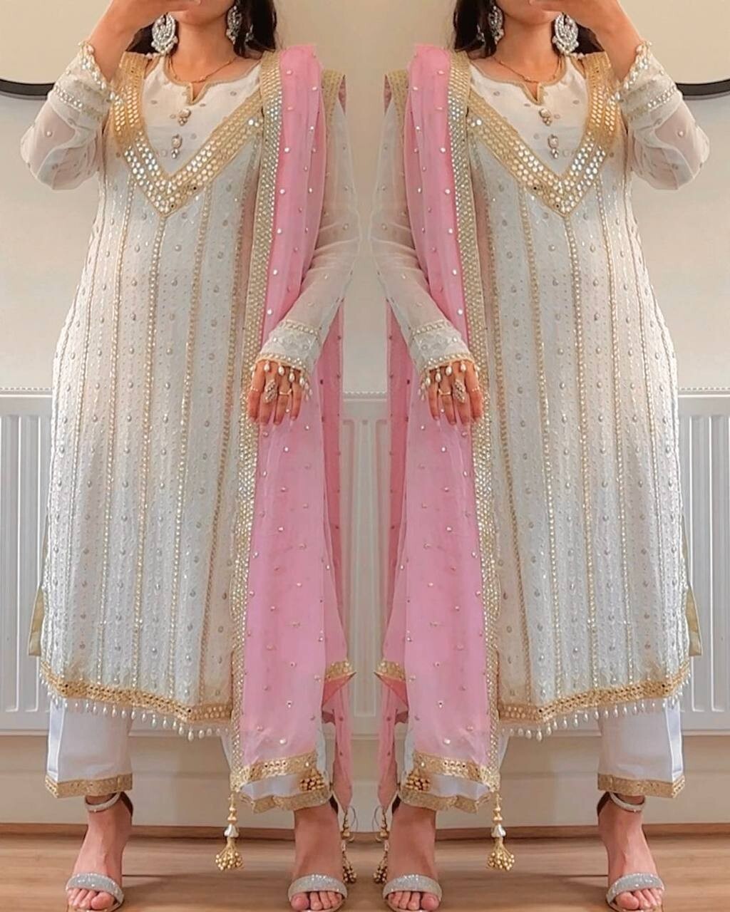Pink Gown, pink Anarkali, Anarkali Suit, White Anarkali Gown Set, Chinon Silk Dupatta Dress, Bollywood Style Wedding Gown, Indian Wedding Gown Set, Pakistani Eid Outfit for Women, Embroidered Gown with Pants, Ready to Wear Ethnic Dress, Anarkali Gown with Sequence Work, 3 Piece Wedding Dress Set, Heavy Micro Cotton Inner Gown, Scoop Neck Anarkali Suit, Stylish Party Wear Gown Set, Traditional Indian Outfit for Women, Festive Wear Ethnic Gown, Full Stitched Gown Set,
