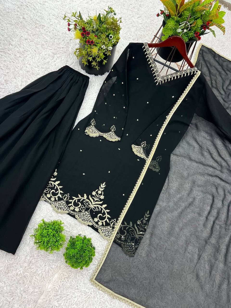 Faux Georgette Sharara Set,
Embroidered Sharara Suit,
5mm Sequence Work Outfit,
Moti Work Sharara Dress,
Heavy Embroidery Kurti Set,
Designer Sharara Suit for Women,
Party Wear Indian Outfit,
Wedding Sharara Dress,
Fully Stitched Sharara Suit,
Sharara with Lace Dupatta,
Micro Cotton Lined Suit,
Ethnic Wear for Festive Occasions,
Full Sleeve Sharara Kurti,
Ready to Wear Pakistani Dress,
Heavy Georgette Dupatta Set,