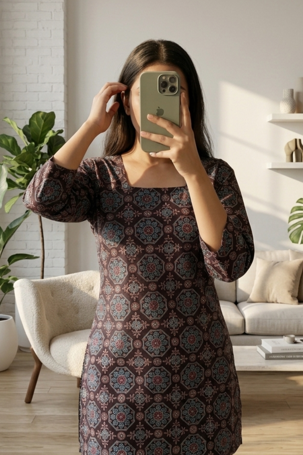 Lightweight Cotton Printed Short Kurti – Summer Collection