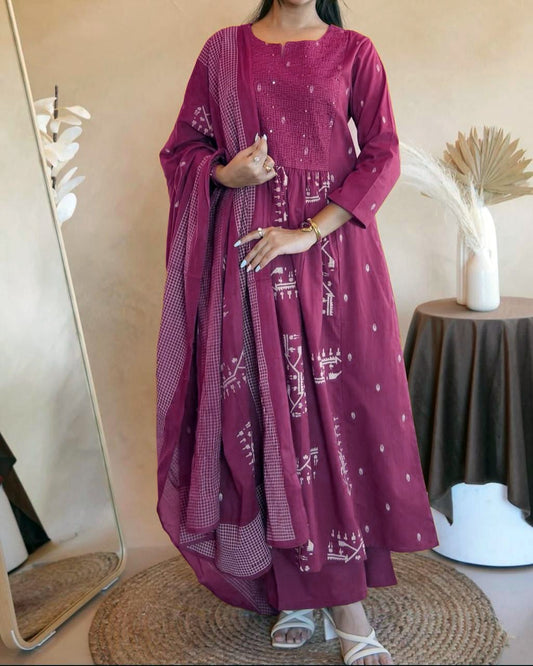 Anarkali Kurta Set,
Cotton Anarkali Suit,
Malmal Dupatta Set,
Embroidered Yoke Kurta,
Pitten Work Kurti,
Tiered Anarkali Dress,
Cotton Kurti Pant Set,
Festive Wear Anarkali,
Women's Cotton Suit Set,
Stylish Anarkali Kurti,
3 Piece Ethnic Suit,
Anarkali Kurti with Dupatta,
Anarkali with Malmal Dupatta,
Printed Cotton Anarkali,
Embroidered Kurta Set,
Soft Cotton Suit for Women,
Comfortable Cotton Kurti,
Elegant Indian Suit,
Traditional Anarkali Set,
Wedding Guest Kurti Set,
Full Flare Kurti Pant Set,
Party We