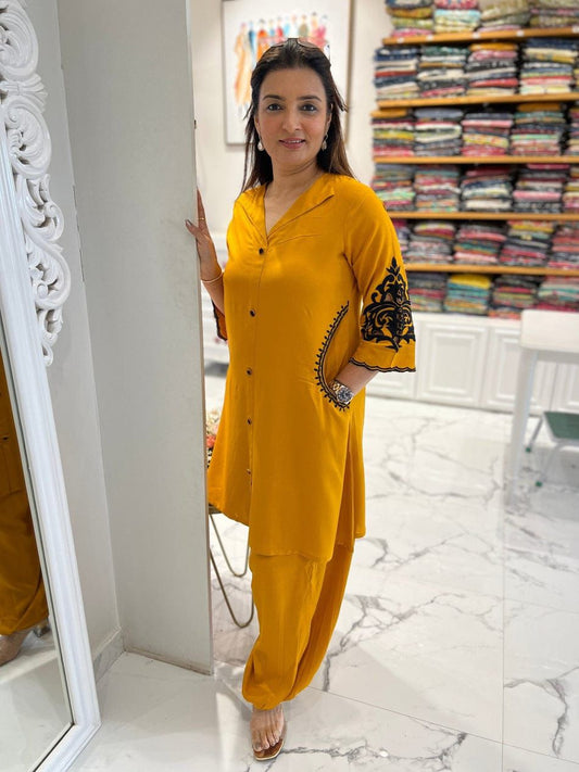 mustard kurti set,mustard yellow kurti,afghani plazo suit,heavy rayon kurti,embroidered kurti set,mehendi outfit for women,haldi function dress,stylish kurti with pockets,ethnic wear for women,mustard plazo set,heavy embroidery kurti,mustard kurta plazo set,kurti for festive wear,haldi outfit ideas,women's ethnic suit,plazo kurti combo,rayon kurti set,indian traditional wear,trendy kurti design,pocket kurti set,kurti with embroidery sleeves,mustard indo western kurti,mehandi ceremony dress,modern ethnic out