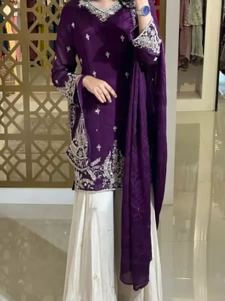 sharara kurti set