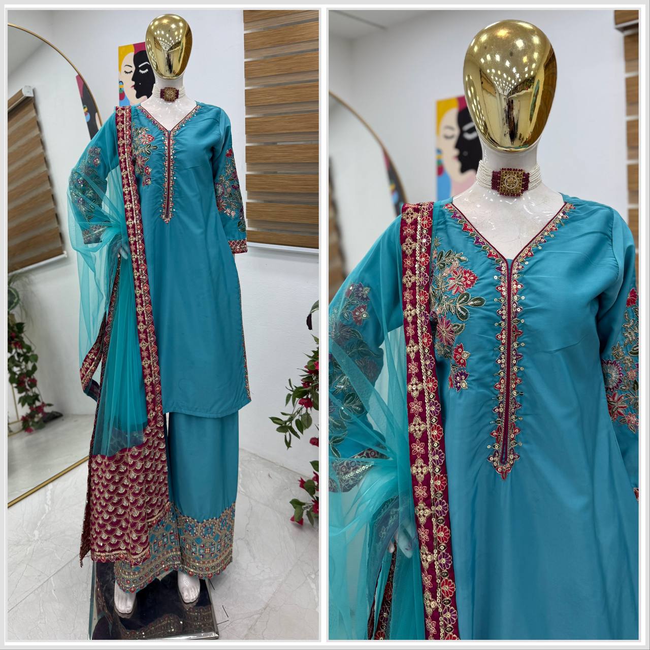 Ethnic Designer Heavy Work Salwar Kameez for Women
