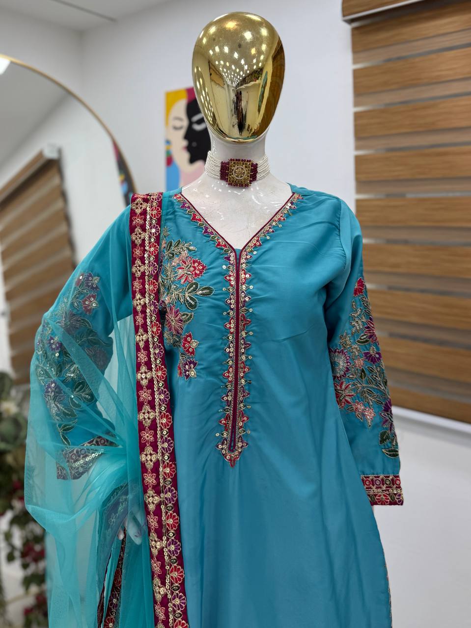 Ethnic Designer Heavy Work Salwar Kameez for Women