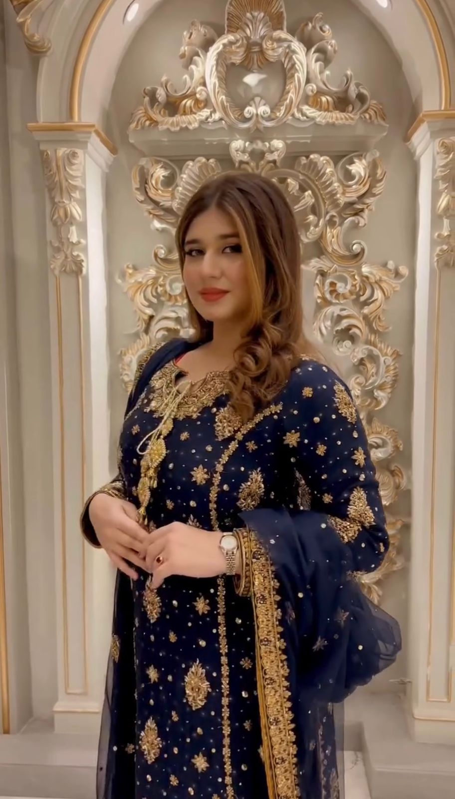 Embroidered Sequin work Georgette Suit