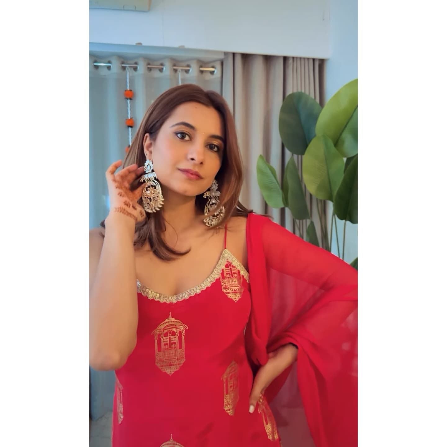 Georgette Designer Palazzo suit for Women 3PC