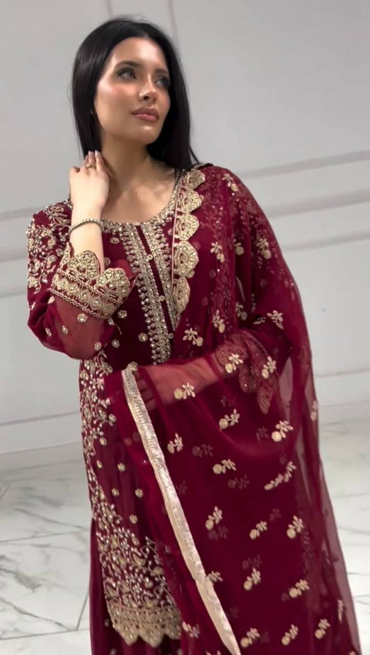 Sharara suit for women,
Designer sharara suit,
Wedding sharara dress,
Party wear sharara suit,
Sharara with dupatta,
Embroidered sharara suit,
Festive sharara outfit,
Heavy work sharara suit,
Bridal sharara set,
Georgette sharara suit,
Silk sharara suit,
Sharara kurti set,
Sharara suit online shopping,
Latest sharara design,
Traditional sharara dress,