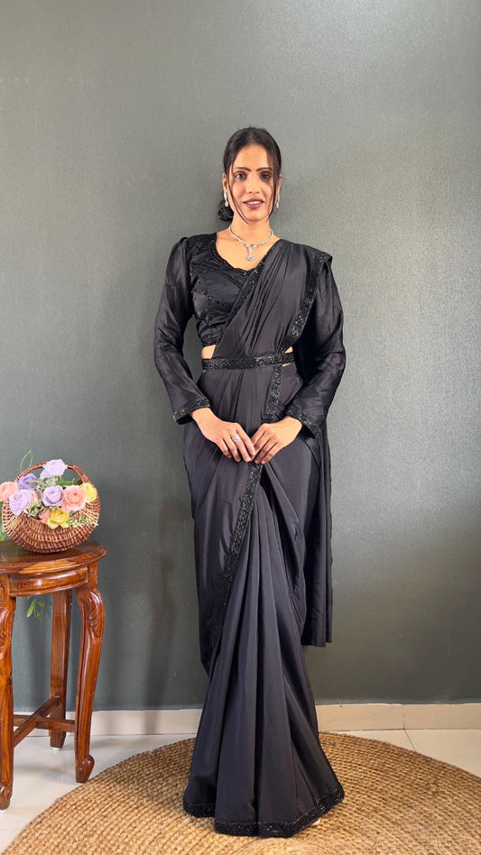 Soft Silk Saree with Blouse Graceful drape for any events