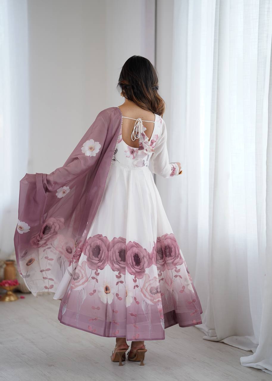 Traditional Indian salwar kameez with dupatta