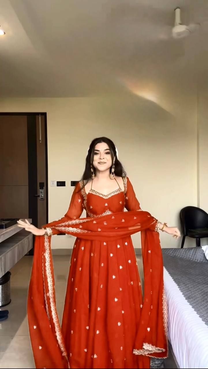 Anarkali suit for Diwali