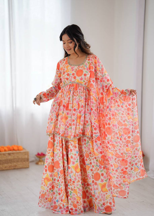 Diwali wear sharara set