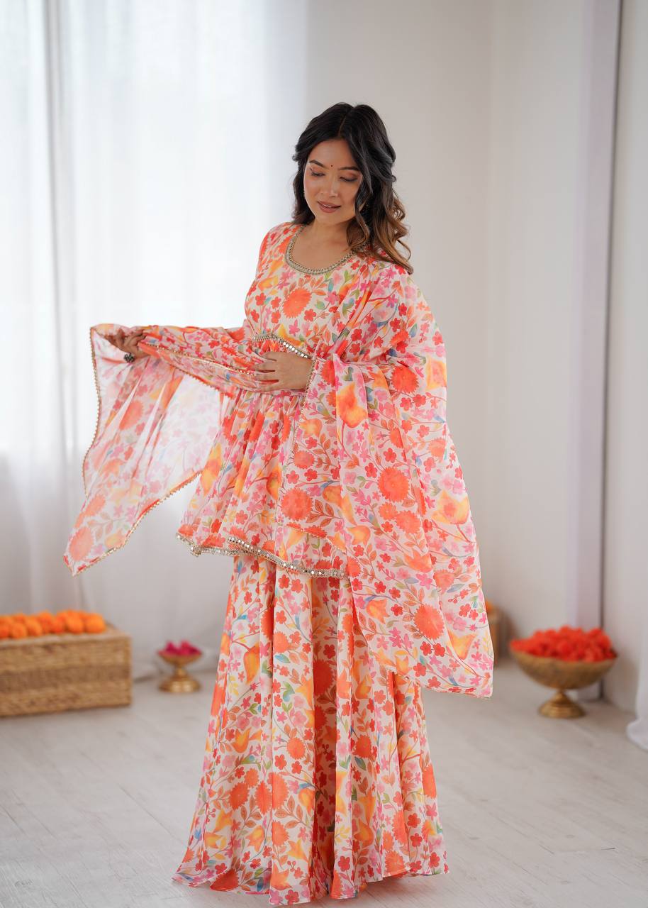 Diwali wear sharara set