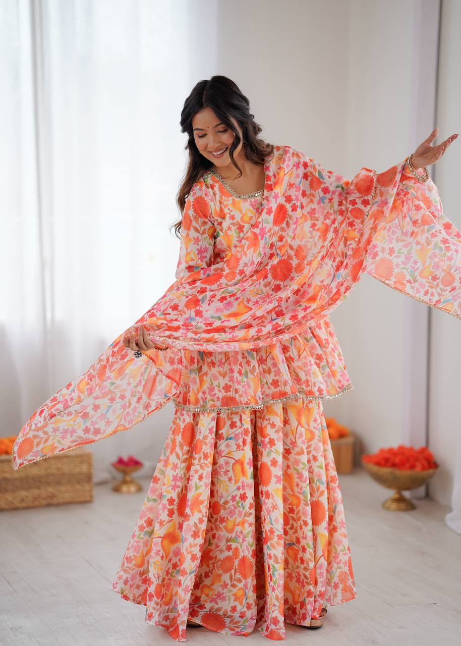 Diwali wear sharara set