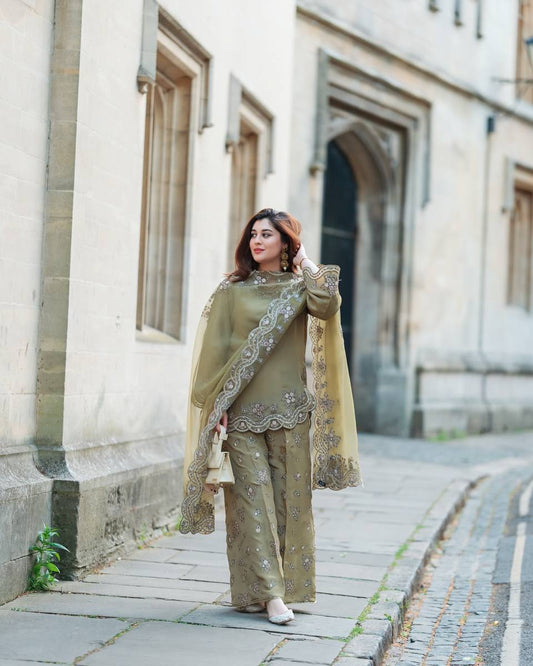 French Crepe Sharara Set, Embroidered Sharara Suit, Ready to Wear Sharara Dress, Designer Party Wear Suit, Tissue Silk Dupatta Set, Full Sleeve Kurti Set, Elegant Ethnic Wear for Women, Festive Sharara Outfit, Stylish Indian Dress 2025, Fully Stitched Suit Set, Embroidery Sequence Work Suit, Comfortable Kurti Pant Set, Traditional Wear for Ladies, Fancy Sharara Dress Design, Premium Silk Sharara Set,