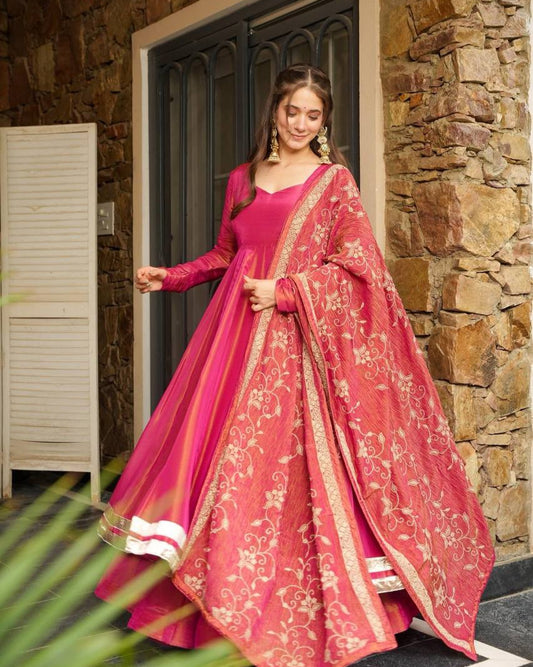 Fully Flared Stylish Anarkali suit for Women
