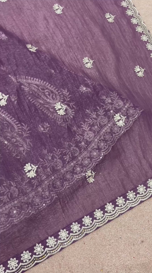 New Launch Silk with Embroidered Anarkali