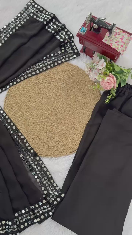 Premium Ethnic Black Salwar Kameez